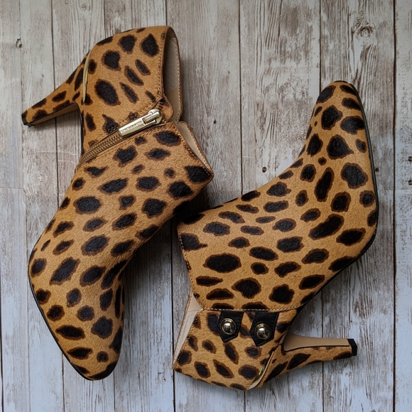 Vince Camuto Vemmey2 Cheetah Calf Hair Booties, 7.5 NWT - Picture 4 of 8